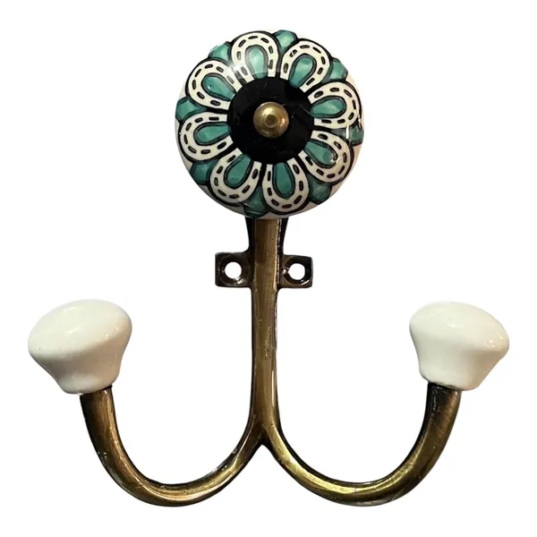 Ceramic_Metal_Wall_Mounted_Double_Hook_-_Gold_Antique_Finish_(Size_5_Inch)_Pack_of_2_Hooks