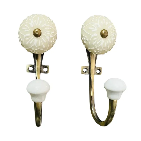 Ceramic_Metal_Wall_Mounted_Single_Hook_Hanger_-_Gold_Antique_Finish_(Size_5_Inch)_Pack_of_2