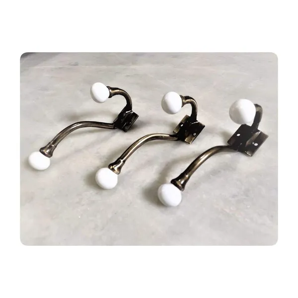 Pack_of_2__Ceramic_Metal_Wall_Hooks_Hanging_Clothes_Hat_Coat_Robe_Hangers_Metal_Hook_Door_Hook_Wall_Mounted_Single_Hook_Hanger_-_Gold_Antique_Finish_(Size_6_Inch,_White)_(Antique)