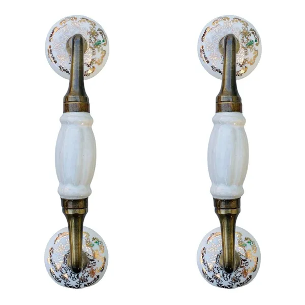 Ceramic_Door_Handle_Gold_Antique_Finish_-_(Size_7_Inch,_White_Golden_Design_4)_-_Hole_To_Hole_5_Inch_(Pack_Of_1)