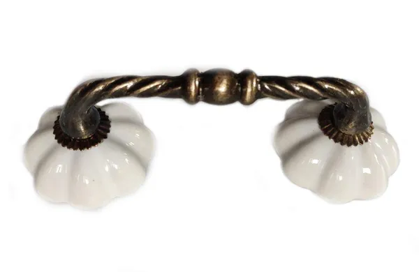 Pack_of_4_Gold,White_Ceramic_Door_Handle_With_Gold_Antique_Finish_(Size_6._Inch,_White)_-