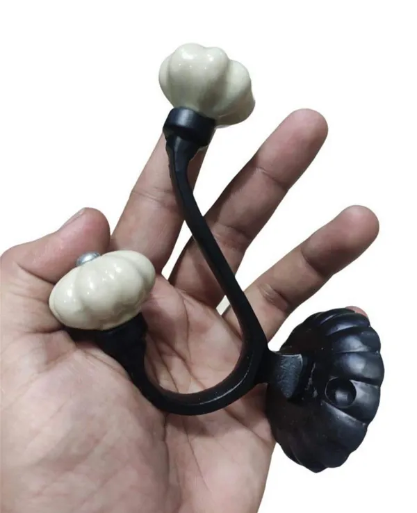 Powder_Coated_(Pack_Of_2)_Ceramic_Metal_Wall_Hooks_Keys_Holder_Hanging_Clothes_Hat_Coat_Robe_Hangers_Metal_Wall_Mounted_Single_Hook_Hanger_-_Black_Finish_(Size_4_Inch)_-_Iovery