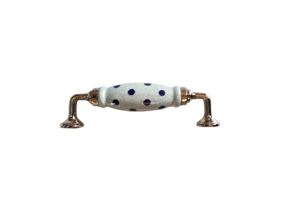 Silver_Blue_Crackle_Design_Ceramic_Door_Handle_Silver_Finish_-_Scratch_Proof_100%_(Size_6_Inch,_Flower_Hand_Painted)