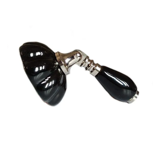 Black_Silver_Ceramic_Door_Knob_Black_Arch_Handle_Cabinet_Door_Pull_-_Gold_Antique_Finish_(Size_3_Inch)