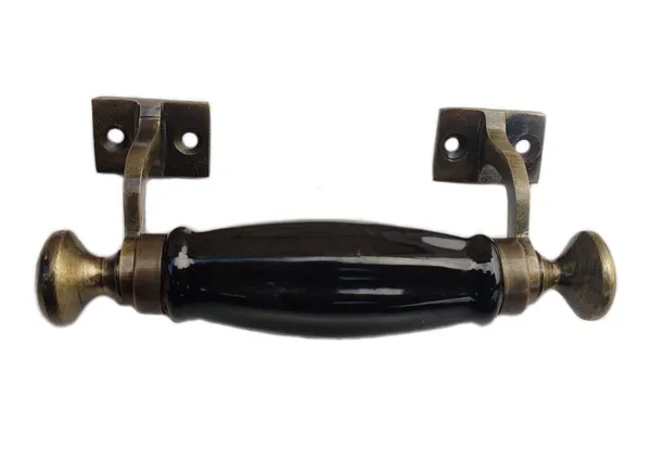 Black_Ceramic_Door_Handle_Gold_Antique_Finish_(Size_5.5_Inch,_White)_(Black)