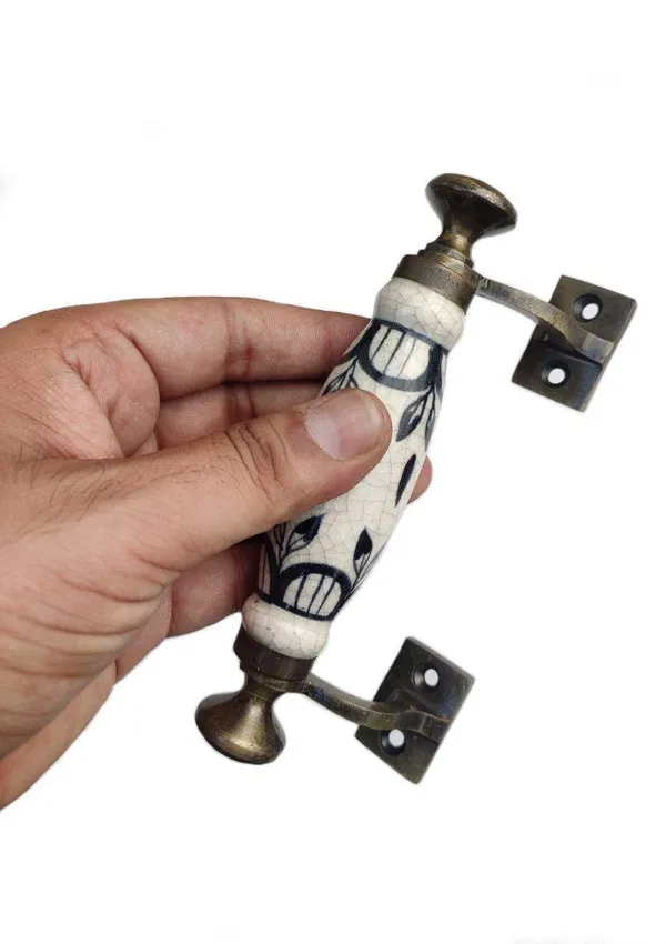 Gold_Ceramic_Door_Handle_Gold_Antique_Finish_100%_Scratch_Proof_(Size_5.5_Inch,_Flower_Hand_Painted)
