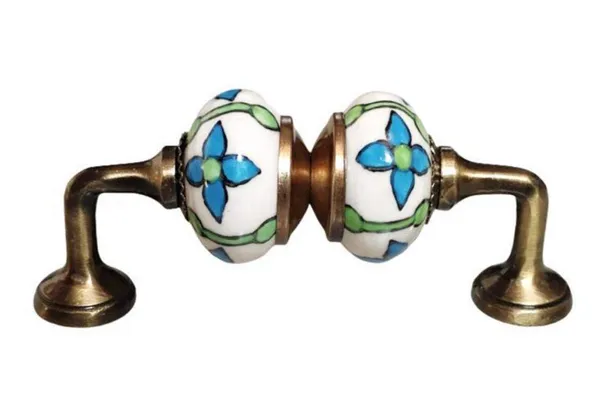 Ceramic_Door_Handle_Gold_Antique_Finish_-_(Size_5_Inch,_Hand_Painted)_-_Pack_Of_1