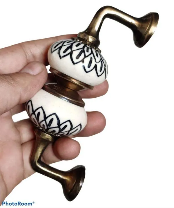 Ceramic_Door_Handle_Gold_Antique_Finish_-_(Size_5_Inch,_Hand_Painted)_-_Pack_Of_1