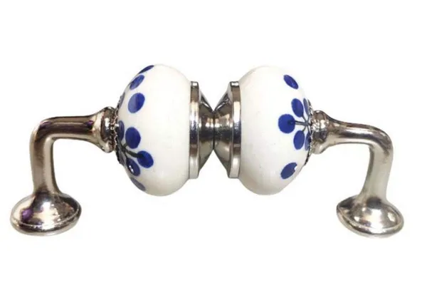 Silver_Ceramic_Door_Handle_Silver_Finish_-_(Size_5_Inch,_Hand_Painted)_-_Pack_Of_1