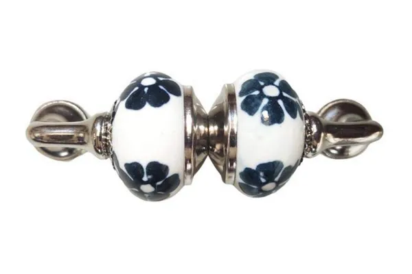 Silver_Ceramic_Door_Handle_Silver_Finish_-_(Size_5_Inch,_Hand_Painted)_-_Pack_Of_1
