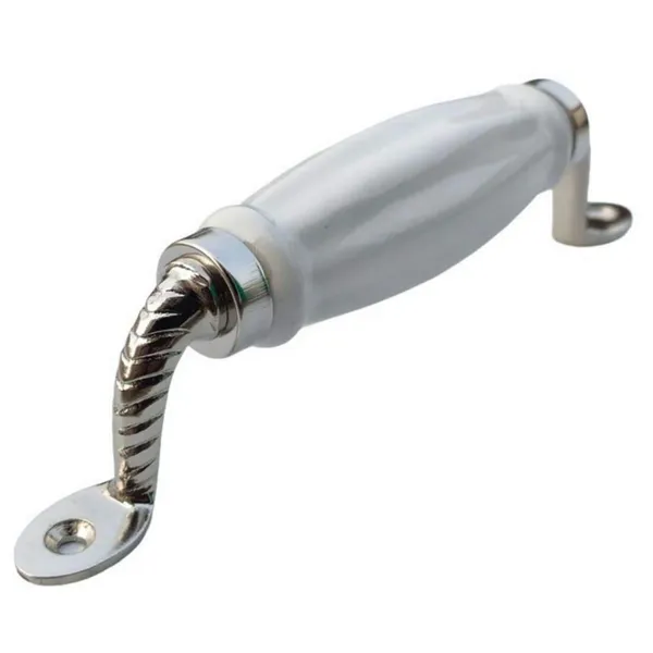 Ceramic_Door_Handle_With_Silver_Finish_(Size_6._Inch,_White)