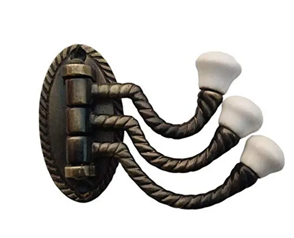 Ceramic_Metal_Wall_Hooks_Hanging_Clothes_Hat_Coat_Robe_Hangers_Metal_Hook_Door_Hook_Wall_Mounted_Multiple_Hook_Hanger_-_Gold_Antique_Finish_(Size_4_Inch,_White)