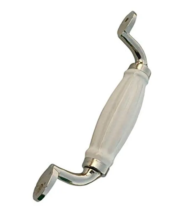 Silver_Ceramic_Door_Handle_Silver_Finish_-_(Size_6_Inch,_White)