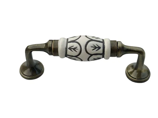 Ceramic_Door_Handle_Gold_Antique_Finish_-_Scratch_Proof_100%_(Size_5_Inch,_Embossing_Design_Hand_Painted)_Pack_Of_1
