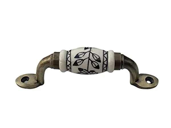 Ceramic_Door_Handle_Gold_Antique_Finish_-_Scratch_Proof_100%_(Size_5_Inch,_Design_Hand)_Pack_Of_1