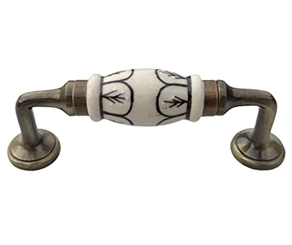 Ceramic_Door_Handle_Gold_Antique_Finish_-_Scratch_Proof_100%_(Size_5_Inch,_Hand_Painted)_Pack_Of_1