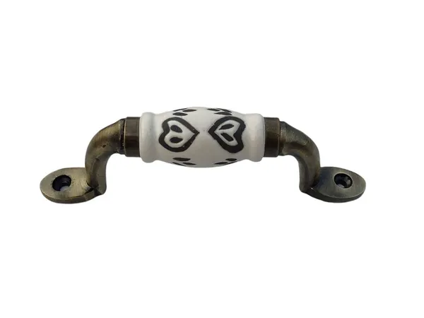 Ceramic_Door_Handle_Gold_Antique_Finish_-_Scratch_Proof_100%_(Size_5_Inch,_Embossing_Design_Hand_Painted)_Pack_Of_1
