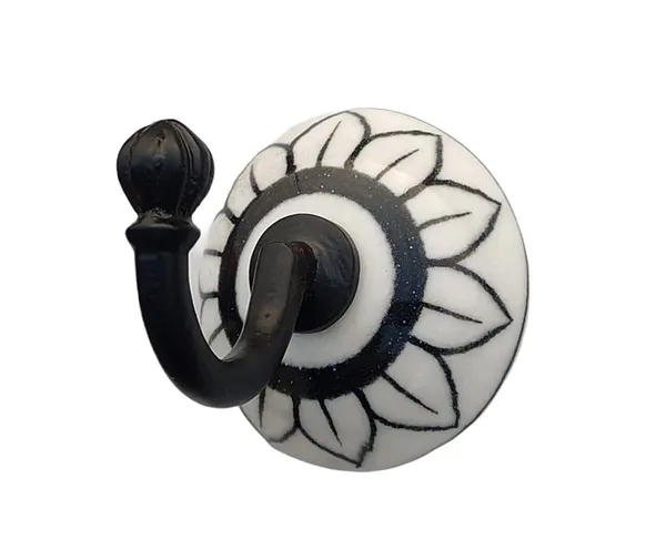 Pack_of_2_11._Hand_Painting_-_Ceramic_Metal_Wall_Hook/Single_Hook_Hanger_-_Black_Hand_Painted_(Size_3.5_Inch,_Black)_(11._Hand_Painting_-_)