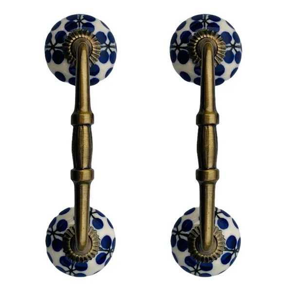 Ceramic_Door_Handle_Gold_Antique_Finish_-_(Size_6_Inch,_Flower_Hand_Painted)_-_Pack_Of_1