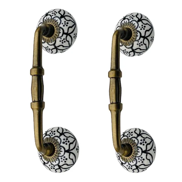 Ceramic_Door_Handle_Gold_Antique_Finish_-_(Size_6_Inch,_Flower_Hand_Painted)_-_Pack_Of_1