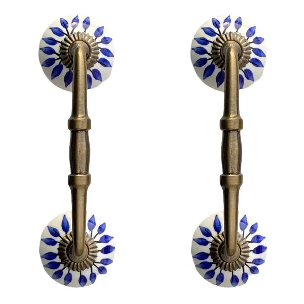 Ceramic_Door_Handle_Gold_Antique_Finish_-_(_Size_6_Inch_,_Flower_Hand_Painted_)_-_Pack_of_1,6x1.5x2.25