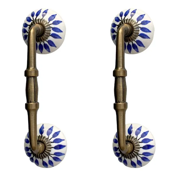 Ceramic_Door_Handle_Gold_Antique_Finish_-_(_Size_6_Inch_,_Flower_Hand_Painted_)_-_Pack_of_1,6x1.5x2.25