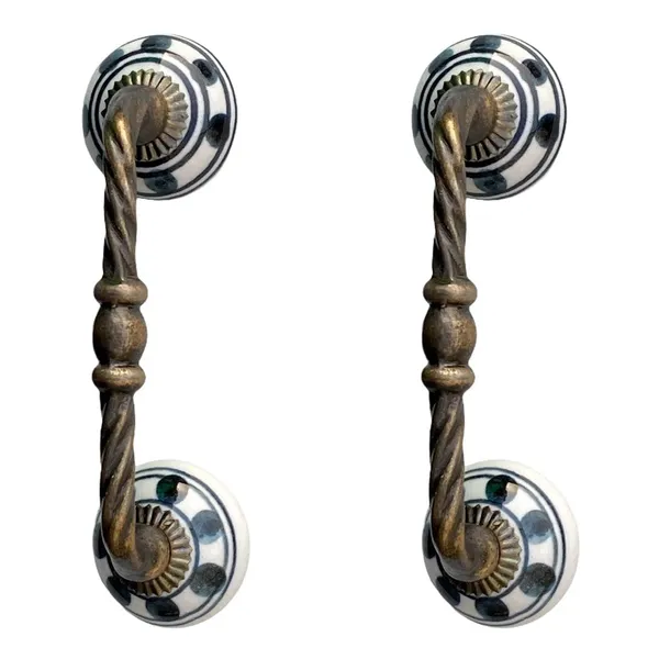 Ceramic_Door_Handle_Gold_Antique_Finish_-_(Size_6_Inch,_Hand_Painted)_-_Pack_Of_1