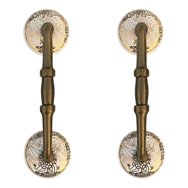 _Ceramic_Door_Handle_Gold_Antique_Finish_-_(Size_6_Inch,_Golden)_-_Pack_Of_1