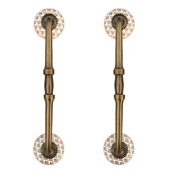 Ceramic_Door_Handle_Gold_Antique_Finish_-_(Size_10_Inch,_White_-_Golden)_-_Hole_To_Hole_8_Inch_(Pack_Of_1)
