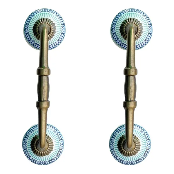 Painted_Ceramic_Door_Handle_Gold_Antique_Finish_-_(Size_6_Inch)_-_Hole_To_Hole_4_Inch_-_Pack_Of_1,_6X1.5X2.25