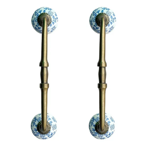 Ceramic_Door_Handle_Gold_Antique_Finish_-_(Size_8_Inch,_Flower_Hand_Painted)_-_Pack_Of_1