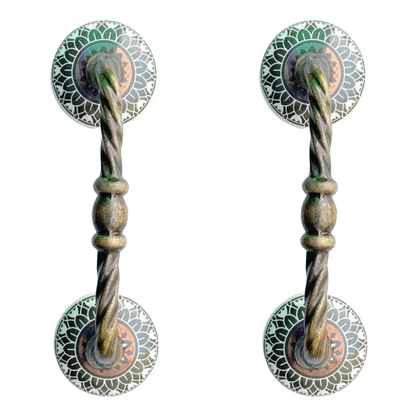 Ceramic_Door_Handle_Gold_Antique_Finish_-_(Size_6_Inch,_Golden_Balck)_-_Pack_Of_1