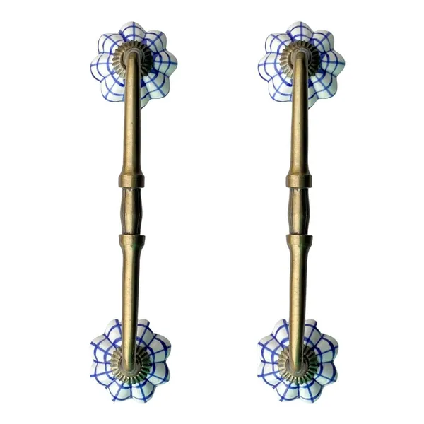 Ceramic_Door_Handle_Gold_Antique_Finish_-_(Size_10_Inch,_Hand_Painted)_-_Hole_To_Hole_8_Inch_(Pack_Of_1)