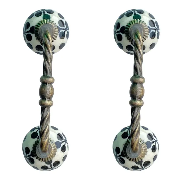 Ceramic_Door_Handle_Gold_Antique_Finish_-_(Size_6_Inch,_Hand_Painted)_-_Pack_Of_1