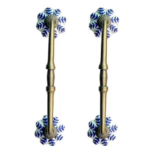 Ceramic_Door_Handle_Gold_Antique_Finish_-_(Size_8_Inch,_Hand_Painted)_-_Pack_Of_1