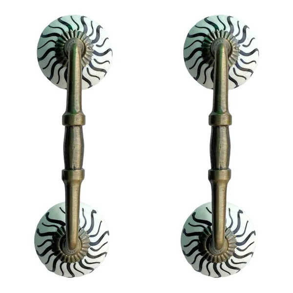 Ceramic_Door_Handle_Gold_Antique_Finish_-_(Size_6_Inch,_Hand_Painted)_-_Pack_Of_1