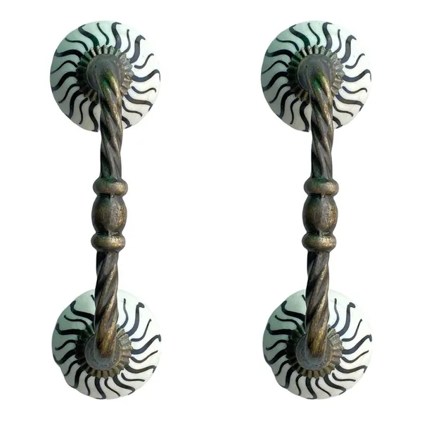 Ceramic_Door_Handle_Gold_Antique_Finish_-_(Size_6_Inch,_Hand_Painted)_-_Pack_Of_1