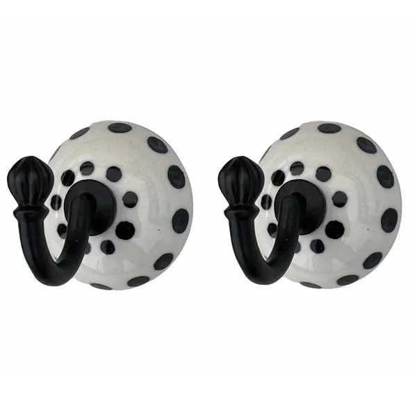 Pack_of_2_4._Hand_Painting_-_Ceramic_Metal_Wall_Hook/Single_Hook_Hanger_-_Black_Hand_Painted_(Size_3.5_Inch,_Black)_(4._Hand_Painting_-_)