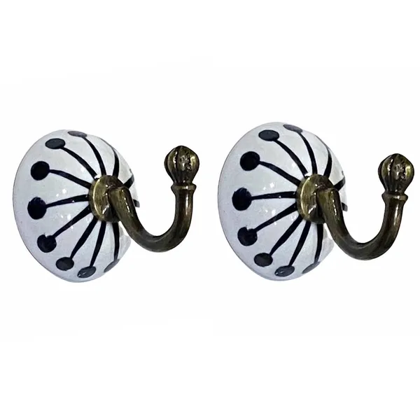 Pack_of_2_Gold_Antique_Ceramic_Metal_Wall_Hook_Hanging_Clothes_Hat_Coat_Robe_Hangers_Metal_Hook_Door_Hook_Wall_Mounted_Single_Hook_Hanger_-_(Hand_Painted)_-_Size_3.5_Inch