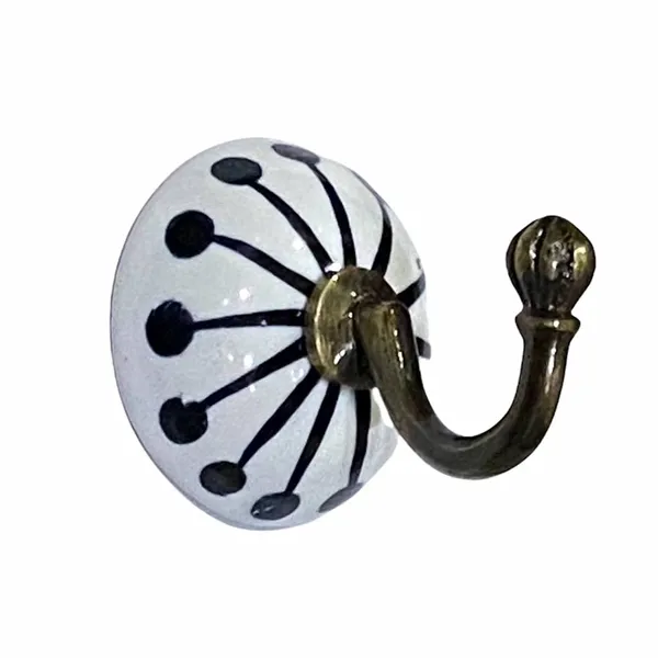 Pack_of_2_Gold_Antique_Ceramic_Metal_Wall_Hook_Hanging_Clothes_Hat_Coat_Robe_Hangers_Metal_Hook_Door_Hook_Wall_Mounted_Single_Hook_Hanger_-_(Hand_Painted)_-_Size_3.5_Inch