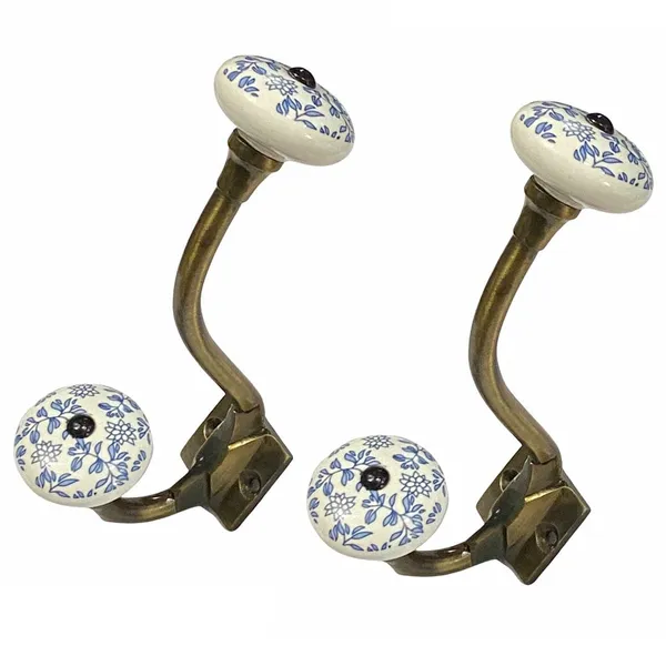 Pack_of_2__(Ceramic_Metal_Wall_Hook_-_Gold_Antique_Finish_(Size_6_Inch,_White_Hand_Painted)