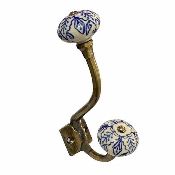 Pack_of_2__(Ceramic_Metal_Wall_Hooks_Hanging_Clothes_Hat_Coat_Robe_Hangers_Metal_Hook_Door_Hook_Wall_Mounted_Single_Hook_Hanger_-_Gold_Antique_Finish_(Size_6_Inch,_White_Hand_Painted)