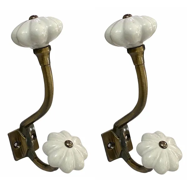 Pack_of_2_White_Ceramic_Metal_Wall_Hooks_Hanging_Clothes_Hat_Coat_Robe_Hangers_Metal_Hook_Door_Hook_Wall_Mounted_Single_Hook_Hanger_-_Gold_Antique_Finish_(Size_6_Inch,_))
