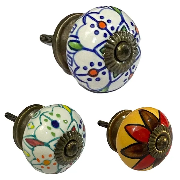 Pack_of_3_Ceramic_Door_Knobs_-_Gold_Antique_Finish_(Size_1.75_Inch,_)