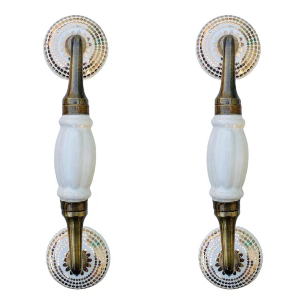 Ceramic_Door_Handle_Gold_Antique_Finish_-_(Size_7_Inch,_White_Golden_Design_5)_-_Hole_To_Hole_5_Inch_(Pack_Of_1)