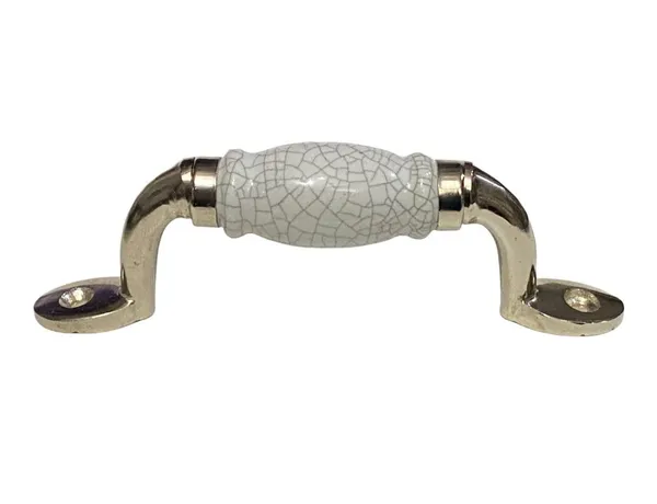 Silver_&_White_Crackle_Ceramic_Door_Handle_Silver_Finish_-_(Size_5_Inch)