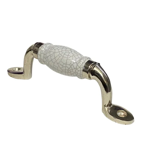 Silver_&_White_Crackle_Ceramic_Door_Handle_Silver_Finish_-_(Size_5_Inch)