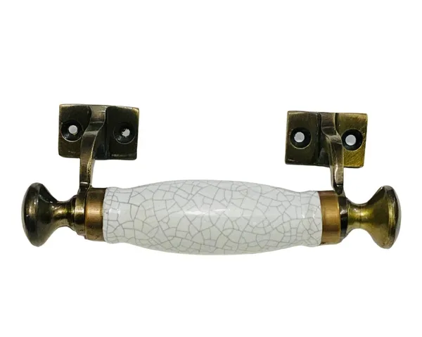 Ceramic_Door_Handle_Gold_Antique_Finish_-_(Size_5.5_Inch,_White_Crackle)