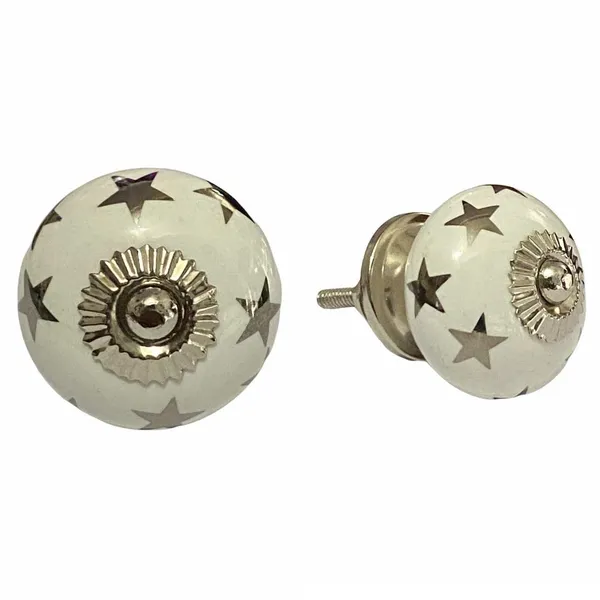 Pack_of_6_White_Ceramic_Door_Knobs_-_Silver_Finish_(_Size_1.75_Inch_,_)