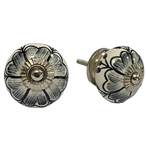 Pack_of_6_White_Ceramic_Door_Knobs_-_Silver_Finish_(_Size_1.75_Inch_,_)